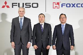 Mitsubishi Fuso Truck and Bus Corporation and Hon Hai Precision Industry Co., Ltd. Joint Press Conference Regarding Bus Business